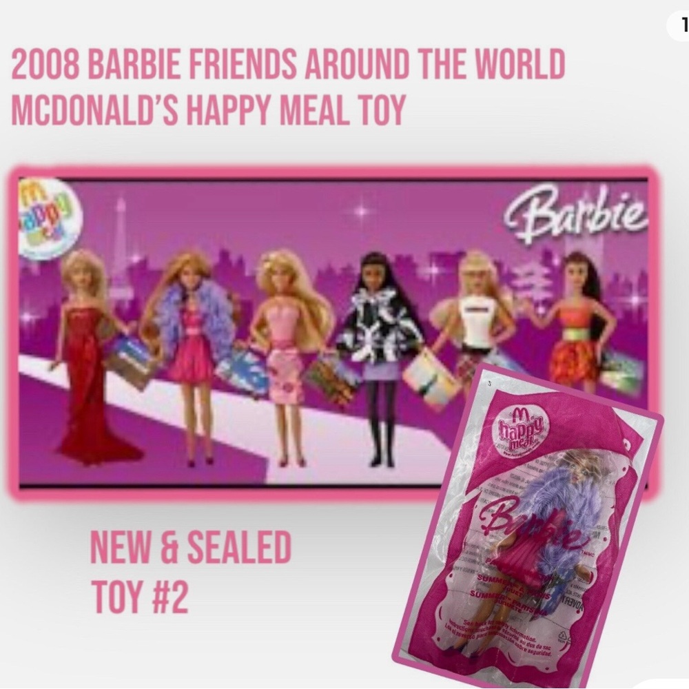 ☀️3/$15 NEW Mattel Barbie Paris Summer Collectible Figure
